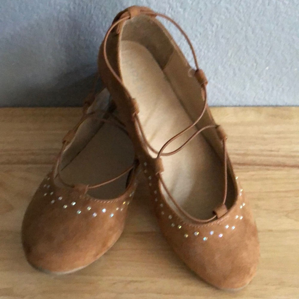 Suede Piper Flats 🧸